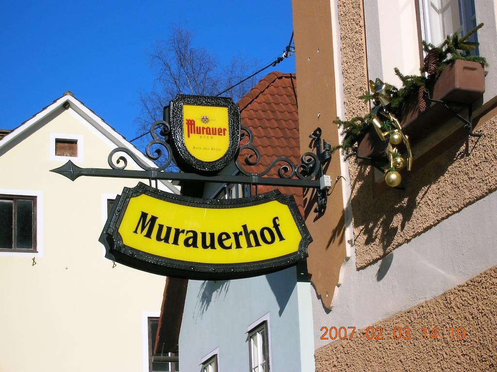 Gasthof Murauerhof Hotell Sankt Peter am Kammersberg Exteriör bild